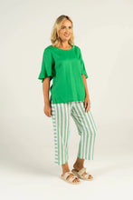 Load image into Gallery viewer, See Saw - Flutter Sleeve Top - Emerald