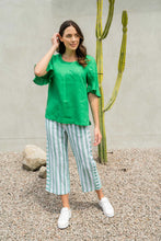 Load image into Gallery viewer, See Saw - Flutter Sleeve Top - Emerald