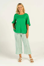Load image into Gallery viewer, See Saw - Flutter Sleeve Top - Emerald