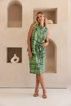 Load image into Gallery viewer, See Saw - Linen Cowl Neck Button Back Top - Tokyo Streets