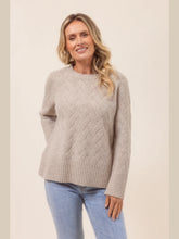 Load image into Gallery viewer, See Saw - Lattice Knit Sweater
