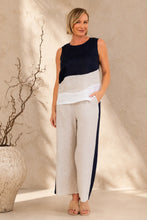 Load image into Gallery viewer, See Saw - Spliced Tank - Navy/Natural/White