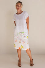 Load image into Gallery viewer, See Saw - Linen Cap Sleeve Button Top