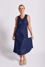Load image into Gallery viewer, See Saw - Bias Cut Dress - Navy