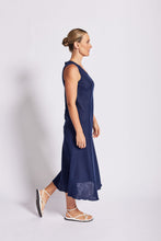 Load image into Gallery viewer, See Saw - Bias Cut Dress - Navy