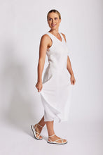 Load image into Gallery viewer, See Saw - Bias Cut Dress - White