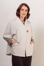 Load image into Gallery viewer, See Saw - Cream Boiled Wool Cape