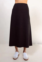 Load image into Gallery viewer, See Saw - Ponte Elastic Skirt - Charcoal