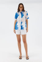 Load image into Gallery viewer, Sofia Irina - Chantelle Blouse - Blue Floral