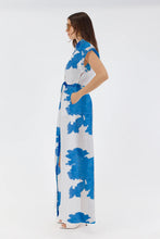 Load image into Gallery viewer, Sofia Irina - Leanne Shirt Dress - Blue Floral