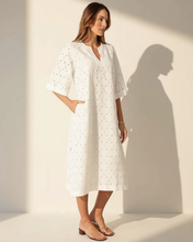 Load image into Gallery viewer, State Of Embrace - Lace Kaftan - Ecru