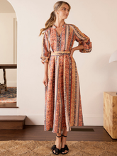 Load image into Gallery viewer, The Dreamer Label - Ayala Forest Ankle Dress - Beige