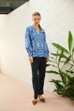 Load image into Gallery viewer, The Dreamer Label- Chloe Bird Blouse - Blue