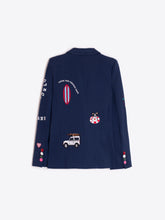 Load image into Gallery viewer, Vilagallo - Hannah Navy Blue Jacket