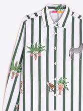 Load image into Gallery viewer, Vilagallo - Isa Green Stripes Shirt