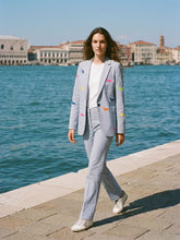 Load image into Gallery viewer, Vilagallo - Hannah Embroidered Stripe Jacket