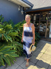 Load image into Gallery viewer, Luoni - Tia Dress - Thick Stripe Navy