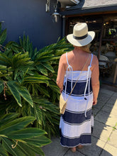 Load image into Gallery viewer, Luoni - Tia Dress - Thick Stripe Navy