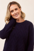 Load image into Gallery viewer, See Saw - Lattice Knit Sweater