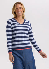 Load image into Gallery viewer, Zaket & Plover - Spring Essential Stripe V Knit