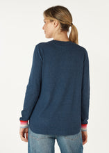 Load image into Gallery viewer, Zaket & Plover - Handwork Curve Jumper - Denim