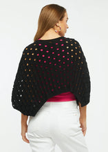 Load image into Gallery viewer, Zaket & Plover - Holey Shrug - Black