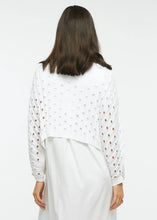 Load image into Gallery viewer, Zaket & Plover - Holey Shrug - White
