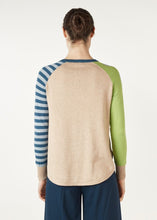 Load image into Gallery viewer, Zaket & Plover - Spot + Stripe Crew - Oat