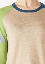 Load image into Gallery viewer, Zaket & Plover - Spot + Stripe Crew - Oat