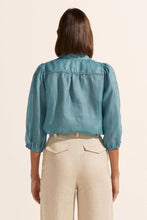Load image into Gallery viewer, Zoe Kratzmann - Ramie Outlook Top - Seablue