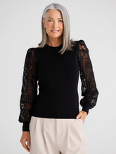 Load image into Gallery viewer, Brave & True - Janelle Knit Top - Black