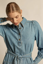 Load image into Gallery viewer, Zoe Kratzmann - Echelon Dress - Light Washed Denim