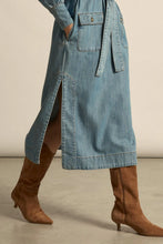 Load image into Gallery viewer, Zoe Kratzmann - Echelon Dress - Light Washed Denim