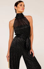 Load image into Gallery viewer, Sacha Drake | Marble Sky Jumpsuit | Black Multi Lurex