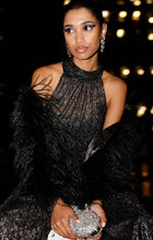 Load image into Gallery viewer, Sacha Drake | Marble Sky Jumpsuit | Black Multi Lurex