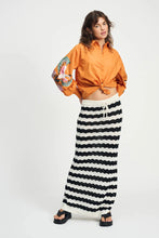 Load image into Gallery viewer, POM - Lexi Bird Blouse - Brown Sienna