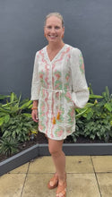 Load and play video in Gallery viewer, Hannah - Rhea Mini Dress - Sweetpea