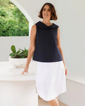 Load image into Gallery viewer, See Saw - Mock Neck Top - Navy