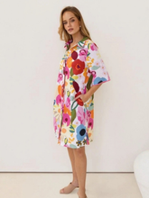 Load image into Gallery viewer, Kaleido - Bloom Burst Linen Shirtmaker