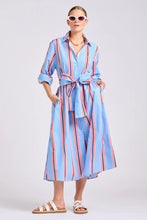 Load image into Gallery viewer, Shirty - Luna Longline Shirt Dress - Nautical Stripe