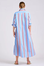 Load image into Gallery viewer, Shirty - Luna Longline Shirt Dress - Nautical Stripe