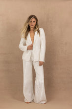 Load image into Gallery viewer, Joey the Label | Sequin Tuxedo Jacket | Bianco