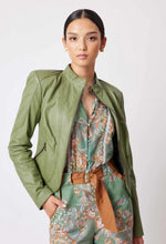 Load image into Gallery viewer, Once Was | Harmony Leather Jacket | Sage