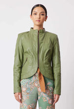 Load image into Gallery viewer, Once Was | Harmony Leather Jacket | Sage