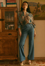 Load image into Gallery viewer, Once Was | Getty Faux Suede Pant | Chambray