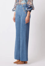 Load image into Gallery viewer, Once Was | Getty Faux Suede Pant | Chambray