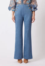 Load image into Gallery viewer, Once Was | Getty Faux Suede Pant | Chambray
