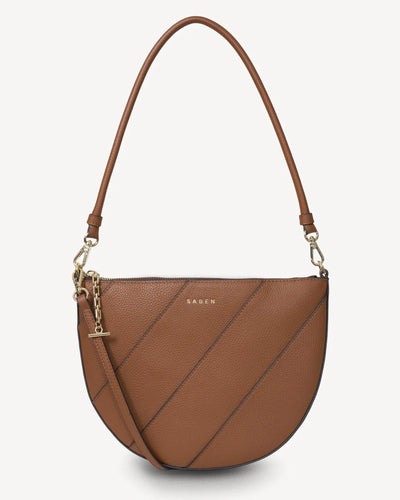 Saben - Gani Shoulder Bag - Tan Bias
