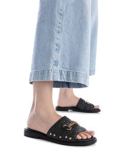Carmela - 162366 Raffia Slide