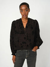 Load image into Gallery viewer, Mos Mosh - Tazzin Tale Light Blouse - Black
